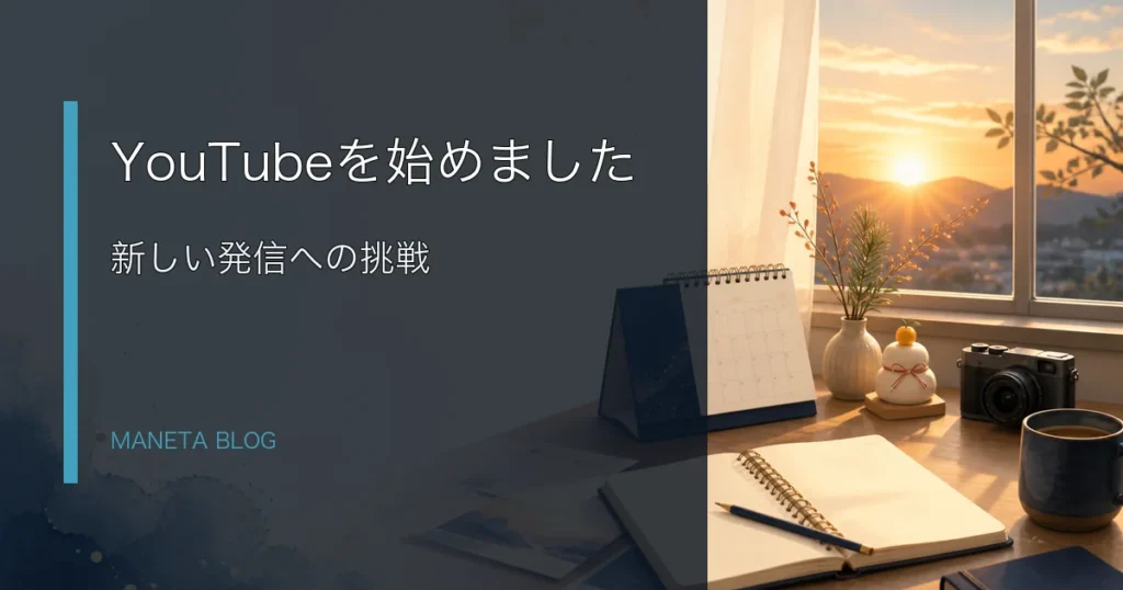 YouTubeを始めた記事のアイキャッチ